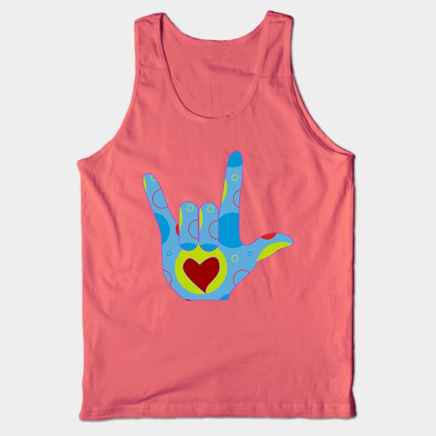 Love Sign Tank Top by BeAwesomeApparel